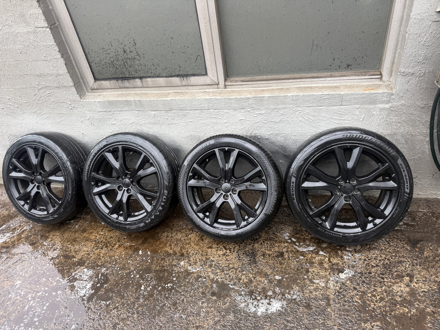 Subaru Impreza 17” Alloy Wheels with Good Tyres