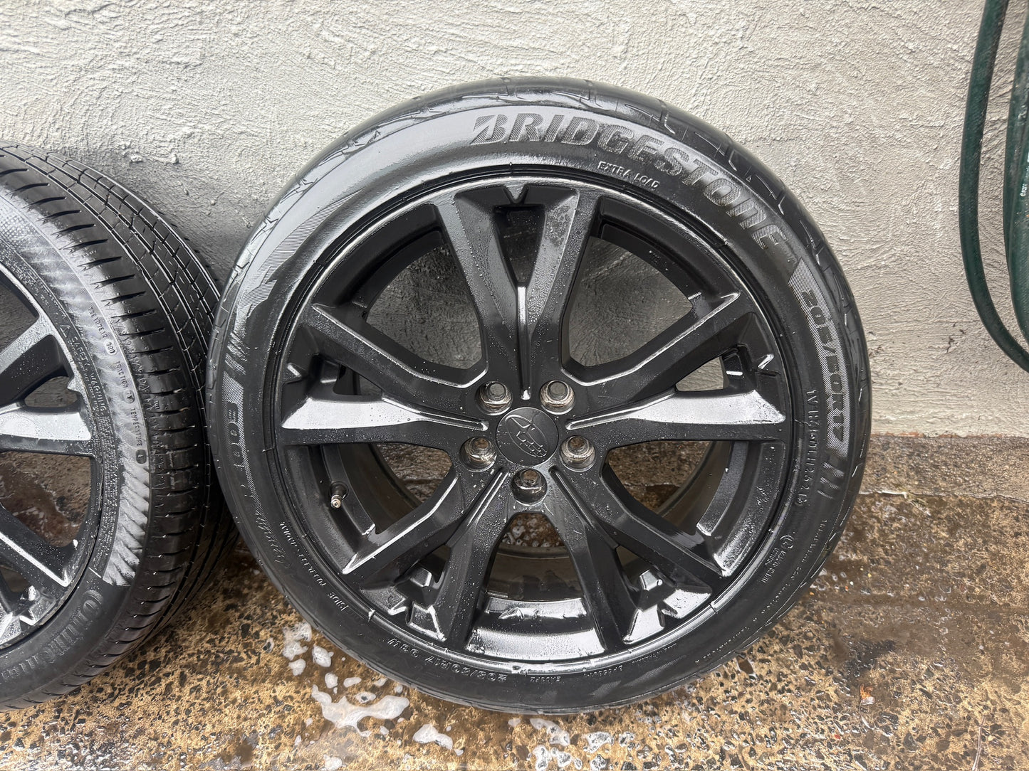 Subaru Impreza 17” Alloy Wheels with Good Tyres