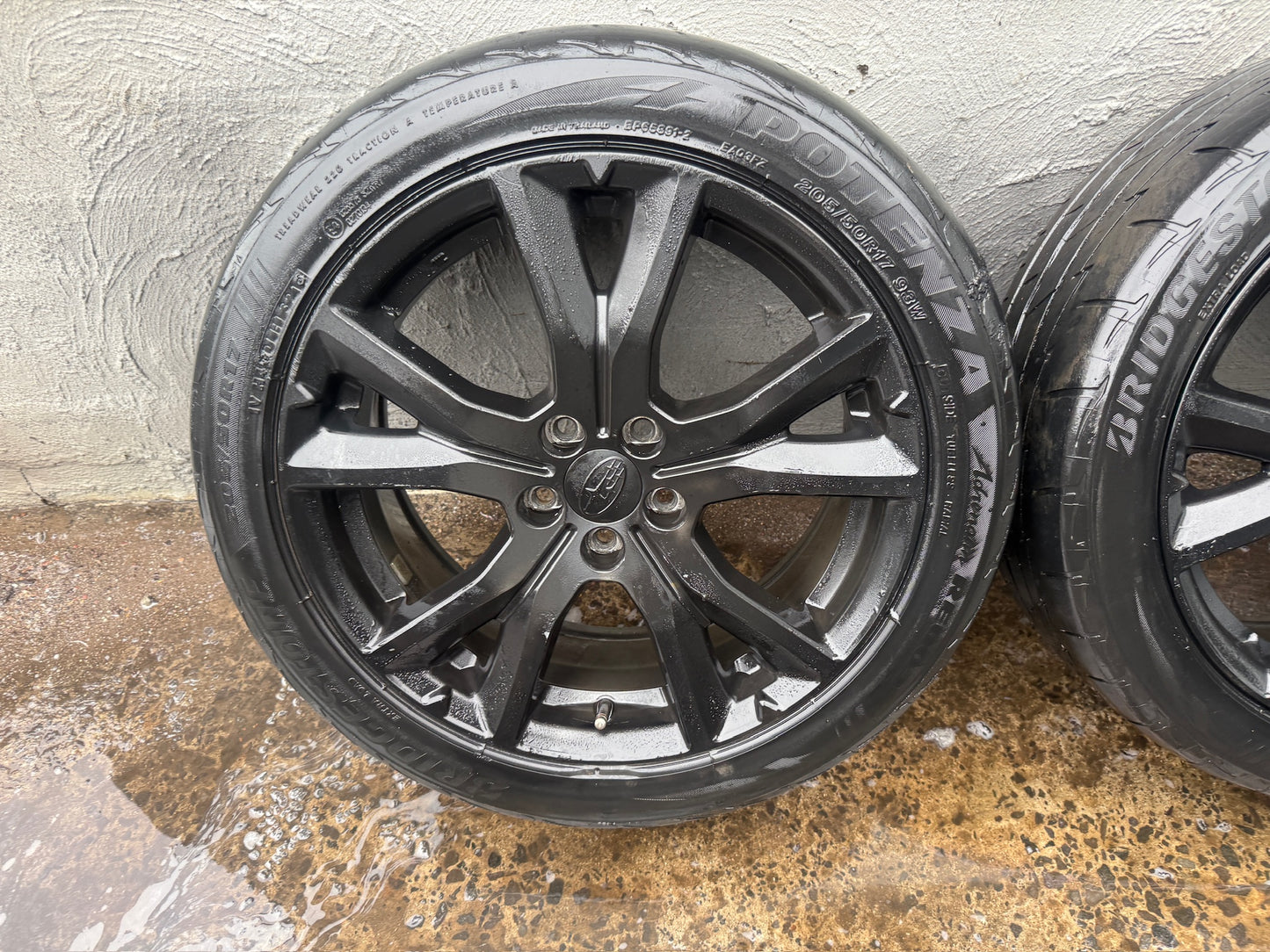 Subaru Impreza 17” Alloy Wheels with Good Tyres