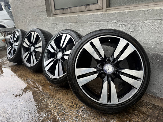 Mercedes A-Class 18” Alloy Wheels with Good Tyres