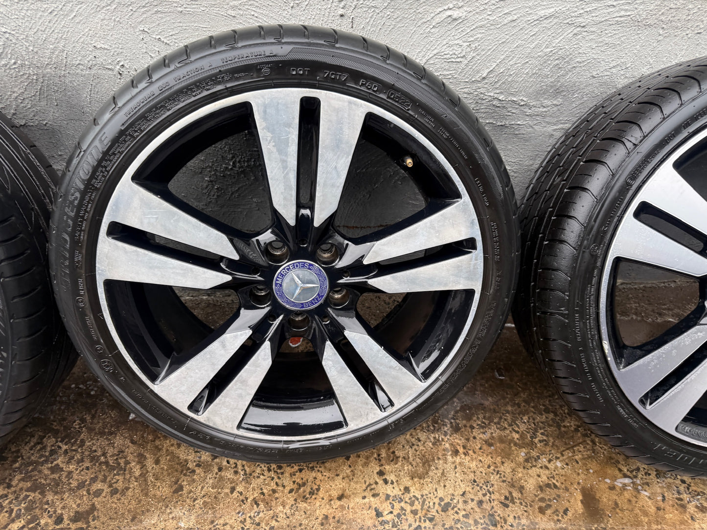 Mercedes A-Class 18” Alloy Wheels with Good Tyres