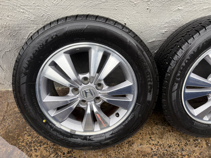 Honda Accord 16” Alloy Wheels with Good Bridgestone Tyres