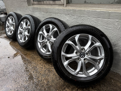 Mazda CX-3 16” Alloy Wheels with Good Bridgestone Tyres.