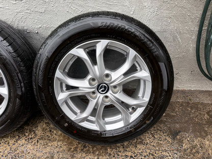 Mazda CX-3 16” Alloy Wheels with Good Bridgestone Tyres.
