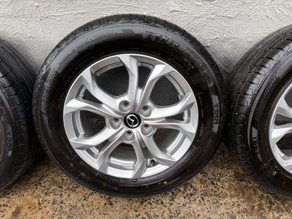 Mazda CX-3 16” Alloy Wheels with Good Bridgestone Tyres.