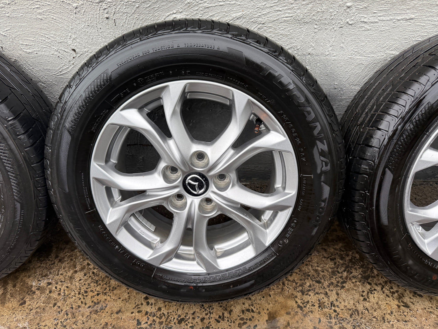 Mazda CX-3 16” Alloy Wheels with Good Bridgestone Tyres.