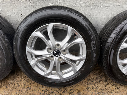 Mazda CX-3 16” Alloy Wheels with Good Bridgestone Tyres.