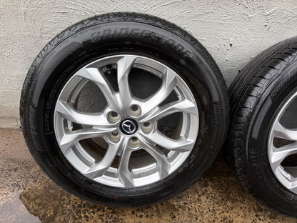 Mazda CX-3 16” Alloy Wheels with Good Bridgestone Tyres.