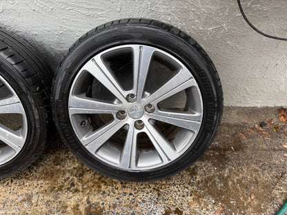 Peugeot 308 17” Alloy Wheels with Excellent Tyres