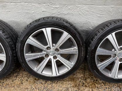 Peugeot 308 17” Alloy Wheels with Excellent Tyres