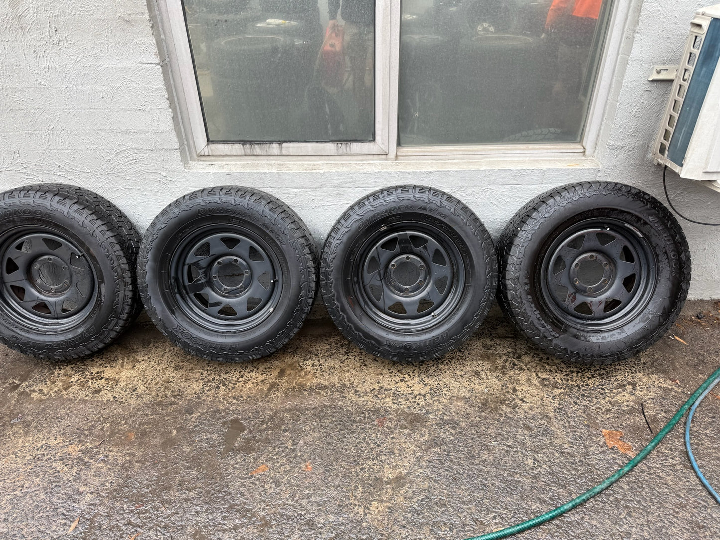 Hankook DynaPro A/T Tyres on Black 6 Stud Rims