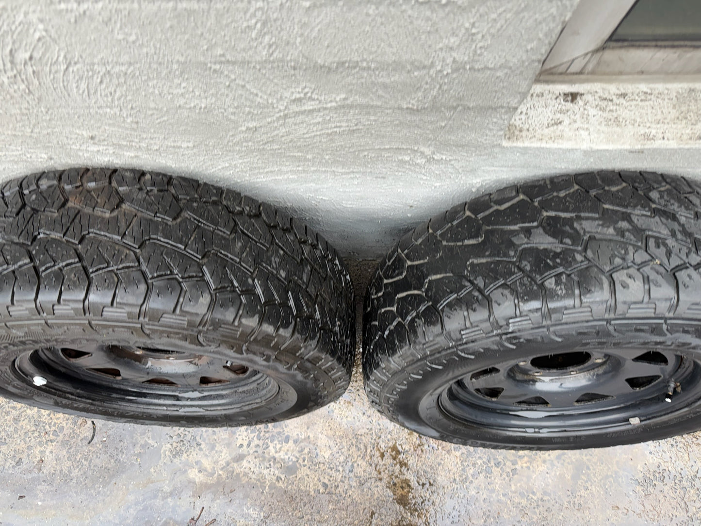 Hankook DynaPro A/T Tyres on Black 6 Stud Rims
