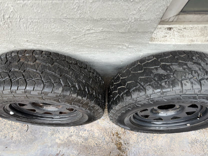 Hankook DynaPro A/T Tyres on Black 6 Stud Rims