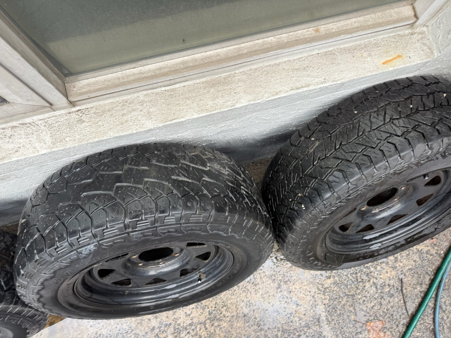 Hankook DynaPro A/T Tyres on Black 6 Stud Rims