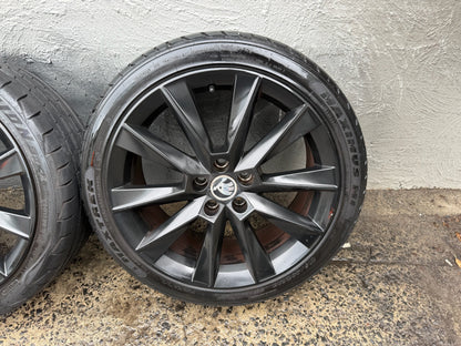 Skoda Fabia 17” Alloy Wheels with Very Good Tyres