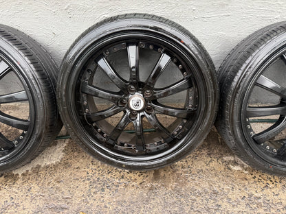Lexani Black VE/VF Commodore  20” Alloy Wheels with Excellent Tyres