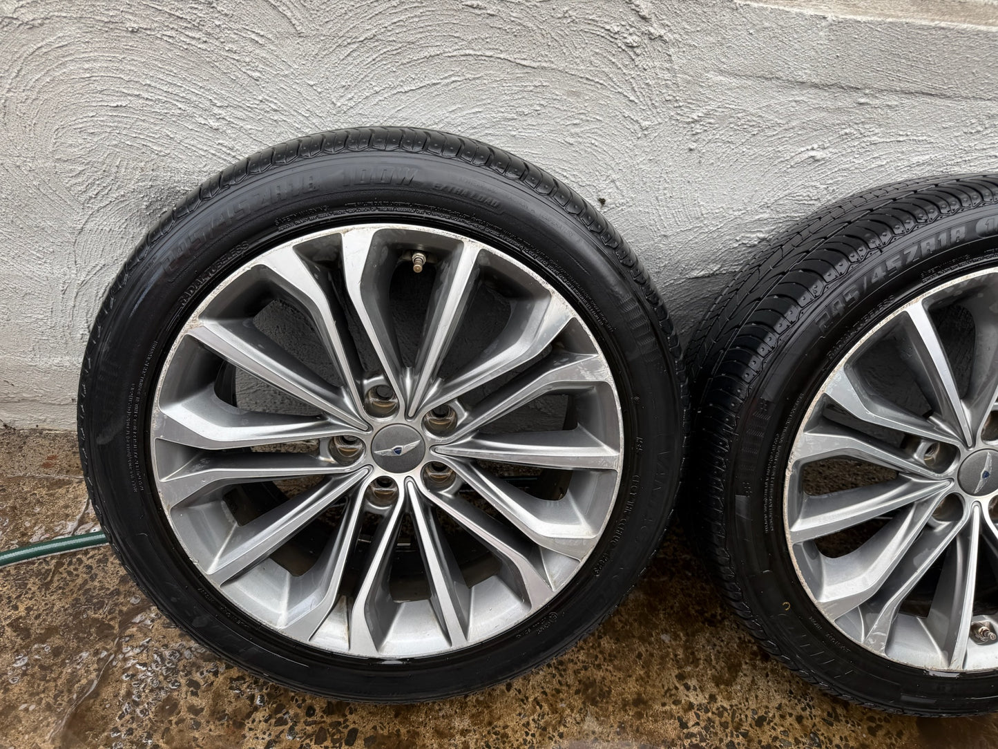 Genesis G80 18” Alloy Wheels with Good Tyres