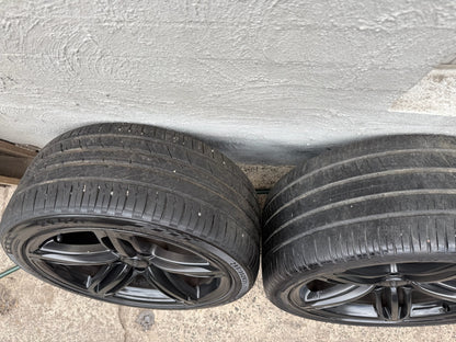 Audi Q7 Black 21” Alloy Wheels with Good Tyres