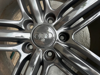 Audi Q7 Black 21” Alloy Wheels with Good Tyres
