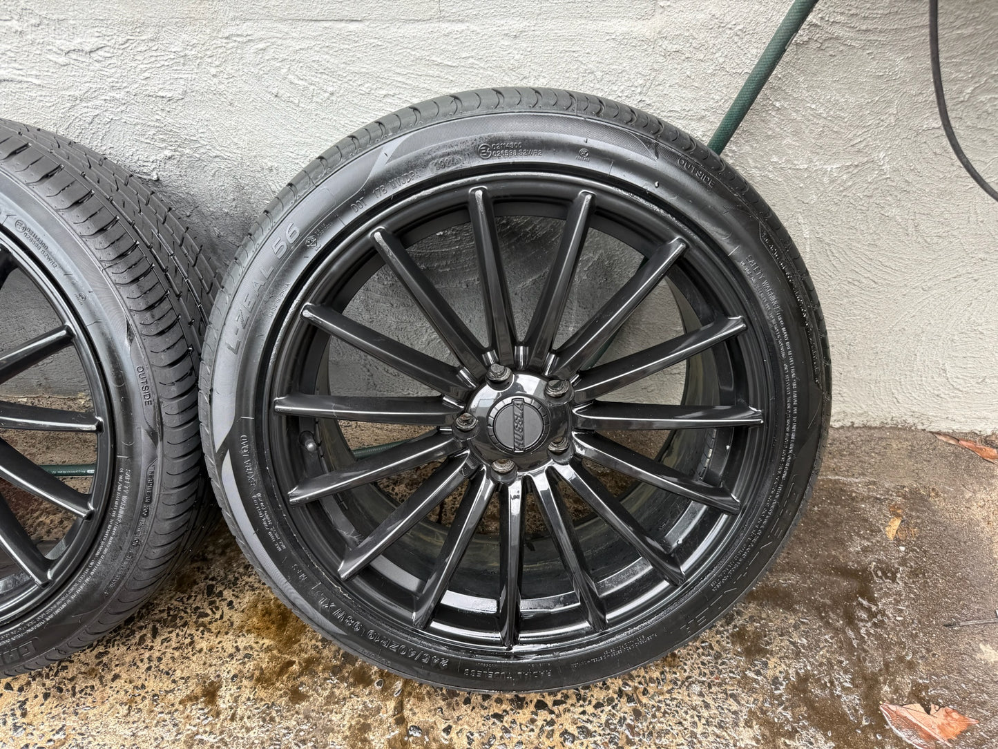 Hussla Black 19” Alloy Wheels with Good Tyres