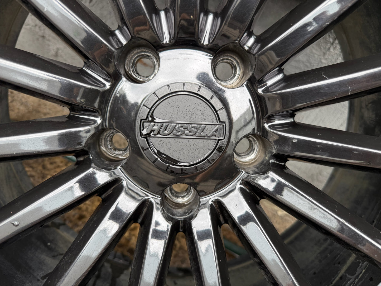 Hussla Black 19” Alloy Wheels with Good Tyres