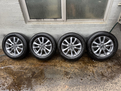 Mazda 3 16” Alloy Wheels with Excellent Tyres