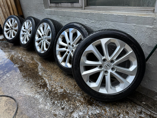 Honda Accord 18” Alloy Wheels with Very Good Tyres