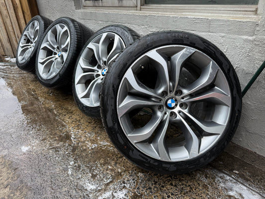 BMW X5 X6 20” Alloy Wheels with Good Tyres