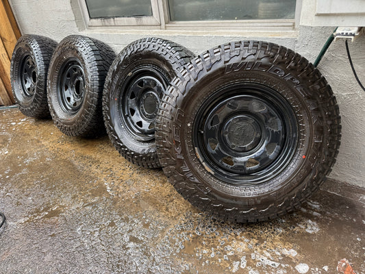 Falken Wildpeak Like New A/T Tyres on 6 Stud Steel Rims