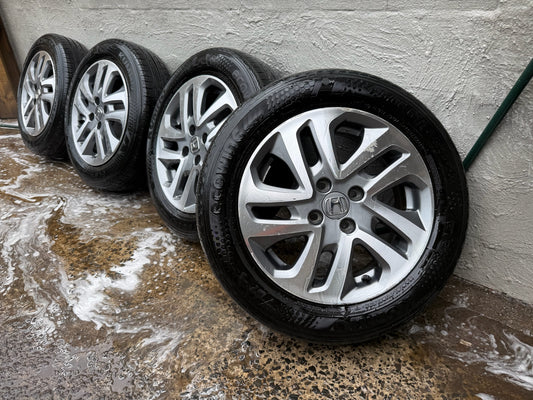 Honda City 15” Alloy Wheels with Good Tyres