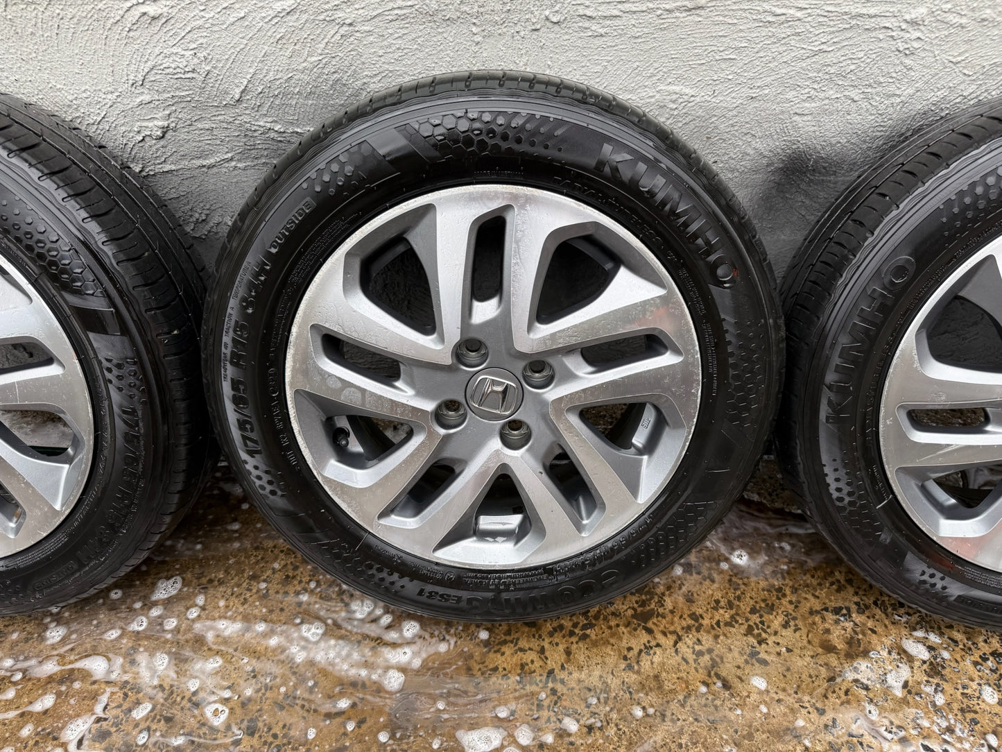 Honda City 15” Alloy Wheels with Good Tyres