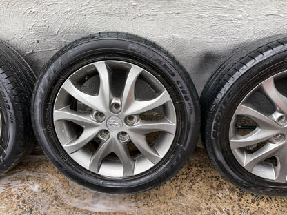 Hyundai i30 16” Alloy Wheels with Good Tyres