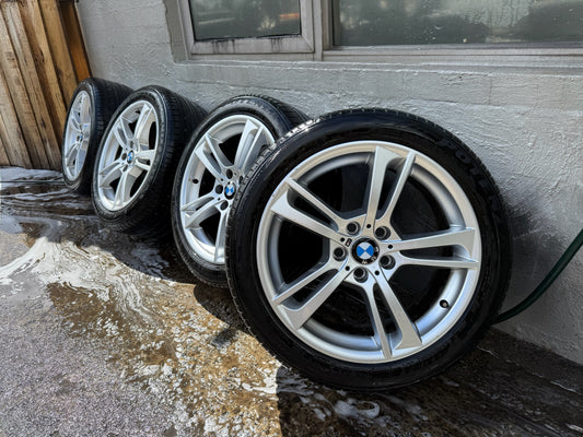 BMW X3 X4 19” Staggered Alloy Wheels with Good Tyres