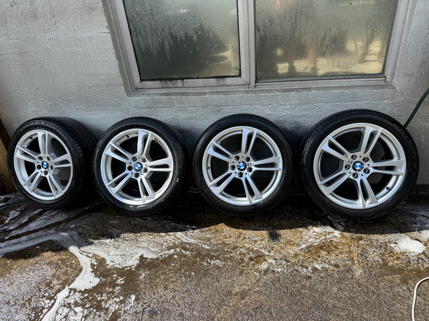 BMW X3 X4 19” Staggered Alloy Wheels with Good Tyres