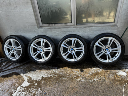 BMW X3 X4 19” Staggered Alloy Wheels with Good Tyres