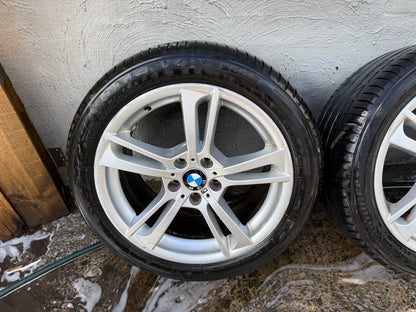 BMW X3 X4 19” Staggered Alloy Wheels with Good Tyres