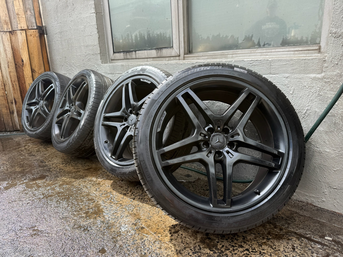 Mercedes Benz AMG ML GLE Black 21” Alloy Wheels with Tyres