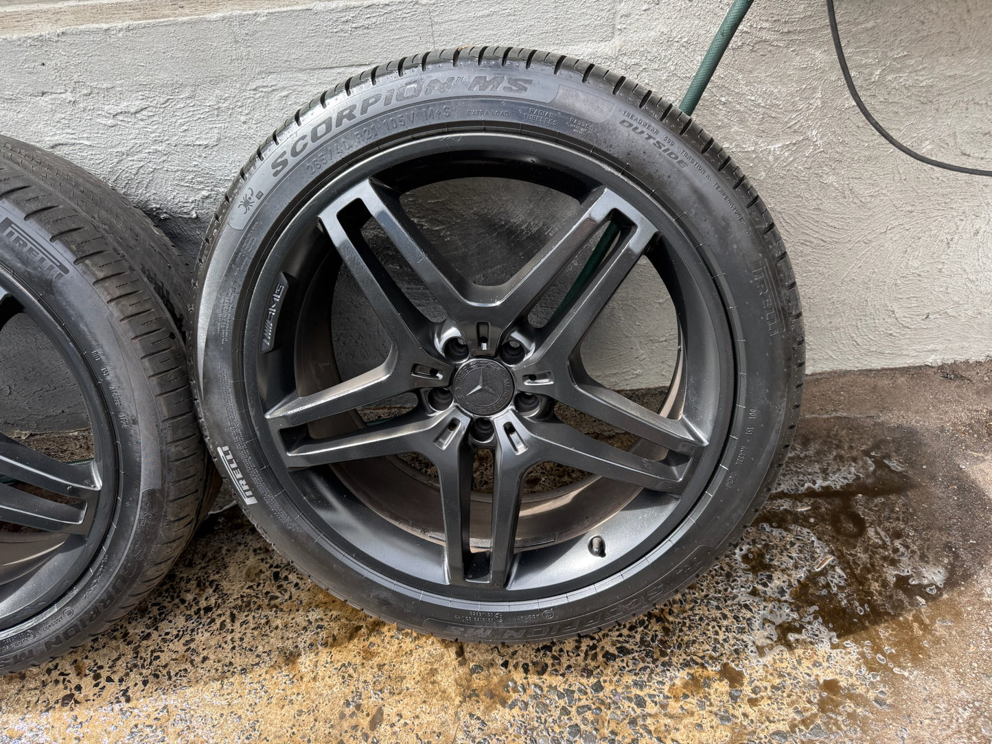 Mercedes Benz AMG ML GLE Black 21” Alloy Wheels with Tyres