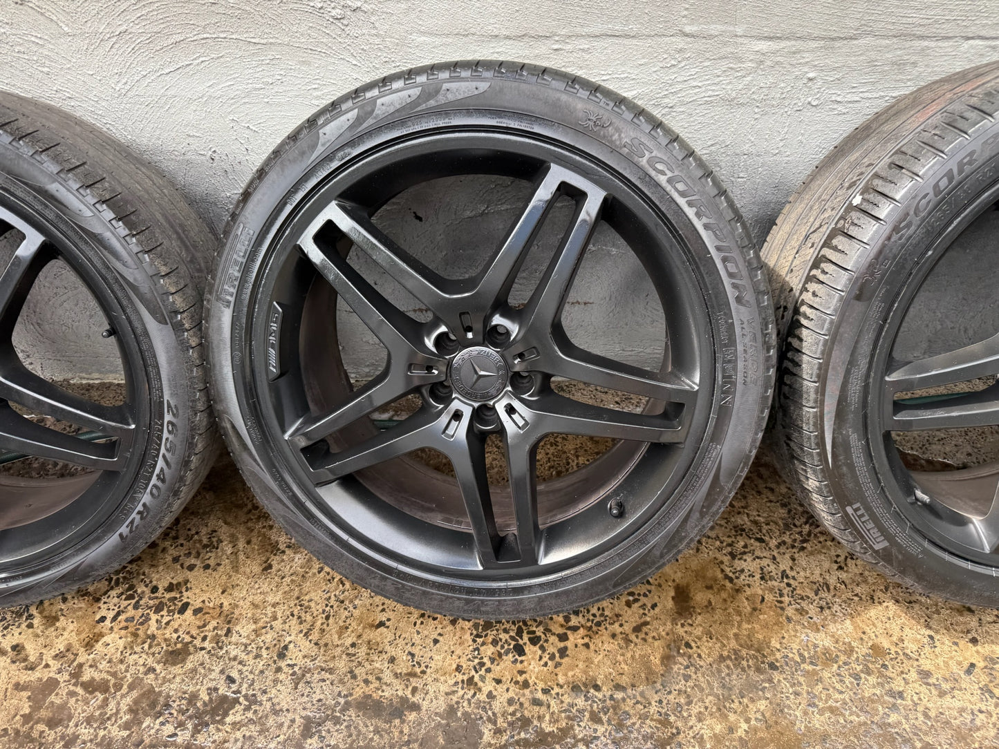 Mercedes Benz AMG ML GLE Black 21” Alloy Wheels with Tyres