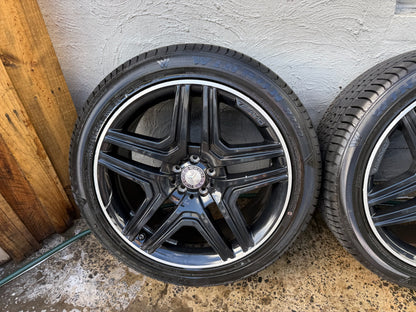 Mercedes ML63 21” Alloy Wheels with Excellent Tyres