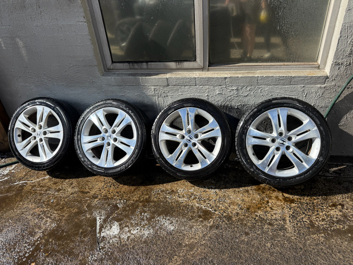 Honda Accord 18” Alloy Wheels with Good Tyres