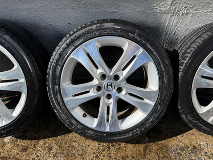 Honda Accord 18” Alloy Wheels with Good Tyres