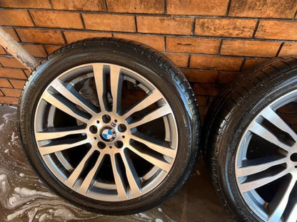 BMW X5 20” Staggered Alloy Wheels with Good Tyres