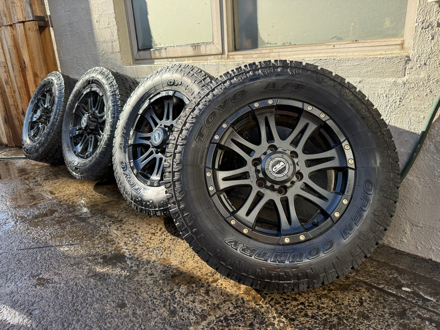 Toyo Open Country A/T Tyres 6 Stud CSA Steel Rims