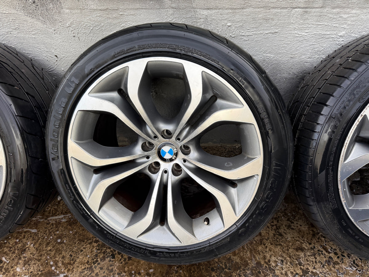 BMW X6 E71 20” Staggered Alloy Wheels with Tyres