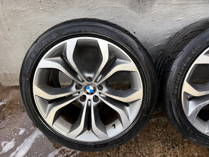 BMW X6 E71 20” Staggered Alloy Wheels with Tyres