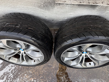 BMW X6 E71 20” Staggered Alloy Wheels with Tyres