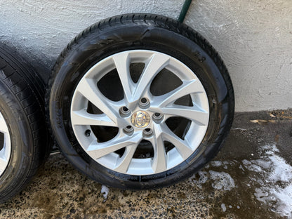 Toyota Corolla 16” Alloy Wheels with Good Tyres.