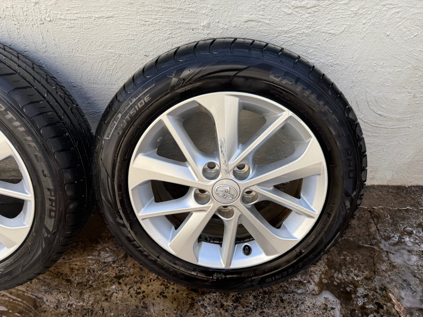 Toyota Corolla 16” Alloy Wheels with Good Tyres
