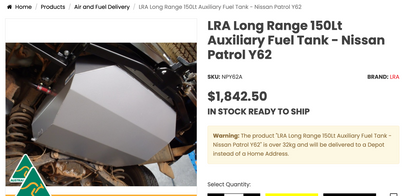 LRA Fuel Tank